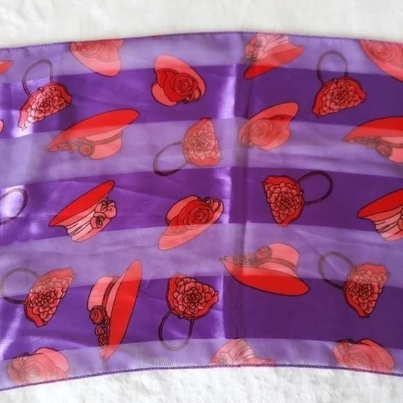 Bon Worth Red Hat‎ Society Rectangular Scarf - Picture 4 of 10